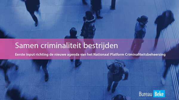 Voorkant publicatie Samen criminaliteit bestrijden. Illustratie bij CCV-nieuwsbericht.