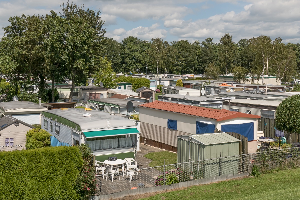 Foto van een een vakantiepark. Ter illustratie van het CCV-dossier Veilige Vakantieparken.