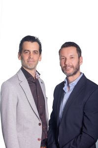 Thijs Spanbroek links op de foto en rechts Sander van de Kasteele, adviseurs Weerbaar Bestuur bij het Centrum voor Criminaliteitspreventie en Veiligheid