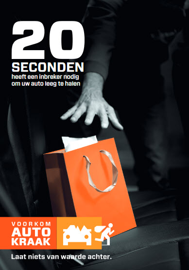Campagnemateriaal autokraak cadeautas