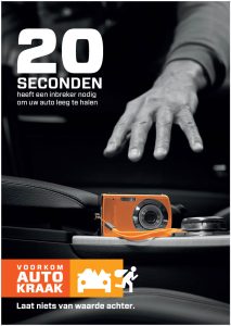 Campagnemateriaal autokraak camera