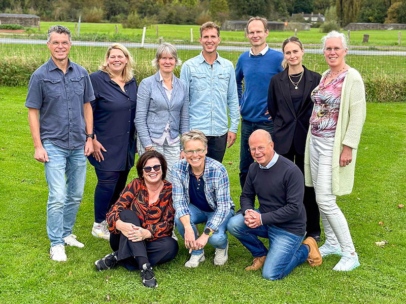 Een groepsfoto van de tien medewerkers van team Keurmerken van het CCV.