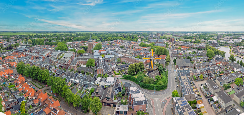 Luchtfoto Woerden.