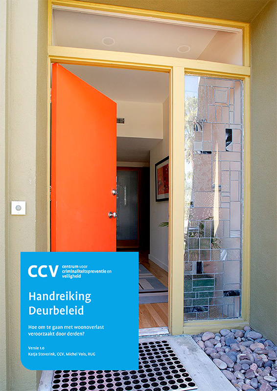 Cover van de Handreiking Deurbeleid van CCV-woonoverlast.