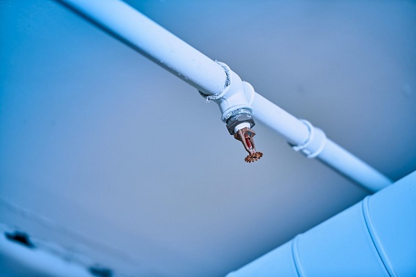 Sprinkler in een gebouw