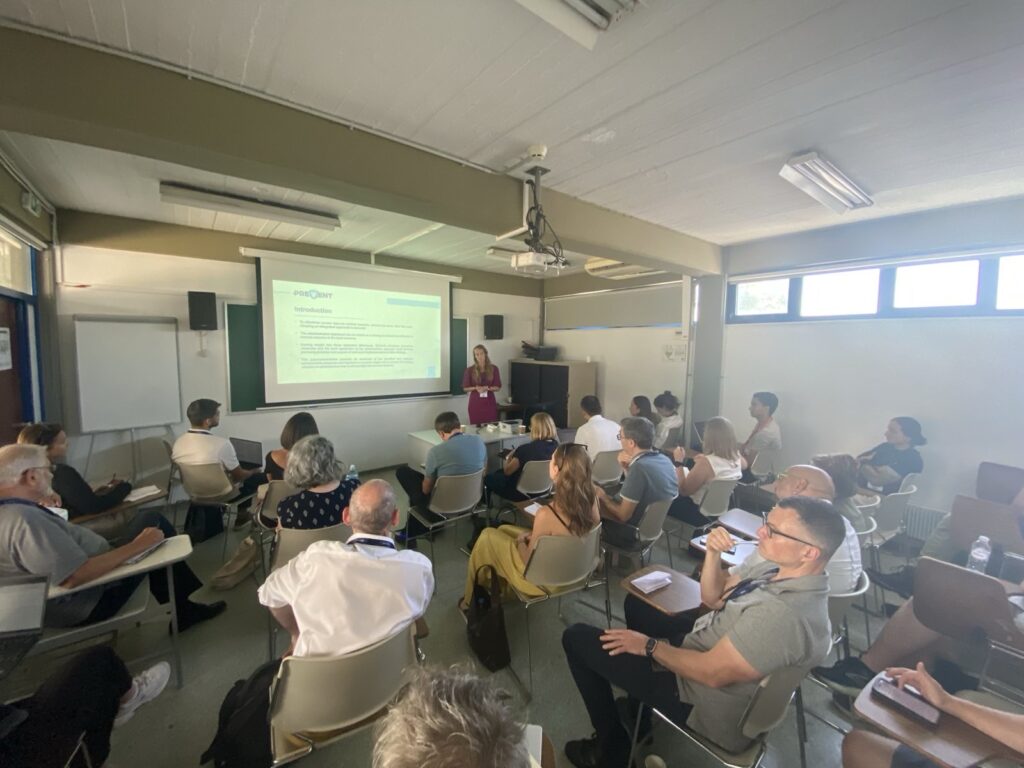 Presentatie van het CCV op het EUROCRIM congres.